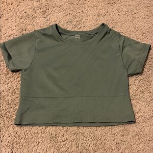 Aerie Green Crop Top
